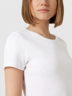 Montego T-Shirt Mit Geripptem Rundhalsausschnitt - Weiß -Damen Mode 9ksl6d1lad542cq9akq3ci2lad85akpg7584qea78gs4mh2g711kalai6ss4olibad4k2li89953gkabaoo68dpj74r3ao9p69j6aohk61i36o9gc8smacb66oqjic1h6spjedo