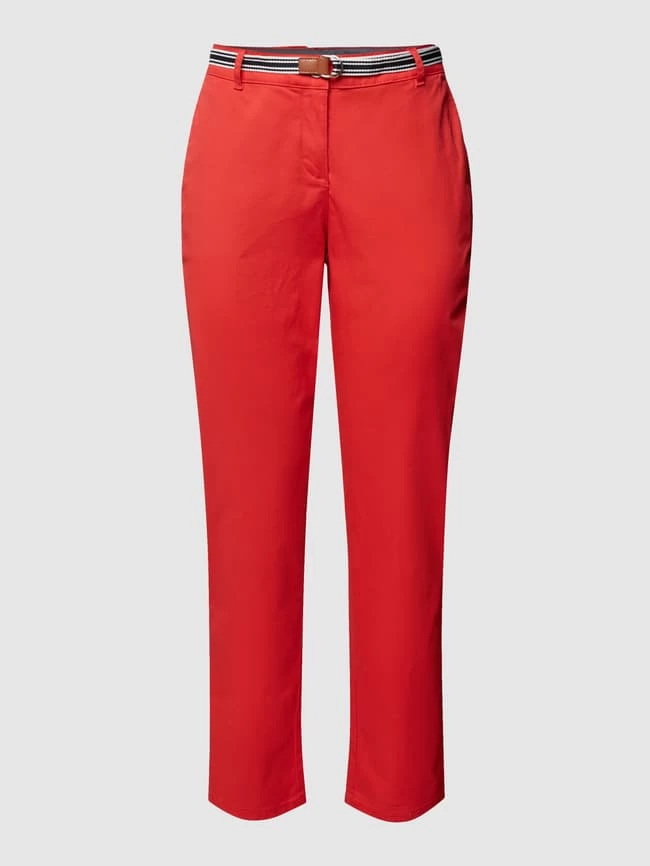 Christian Berg Woman Chino Mit Gürtel - Koralle 4 Christian Berg Woman Chino Mit Gürtel - Koralle – Bild 2