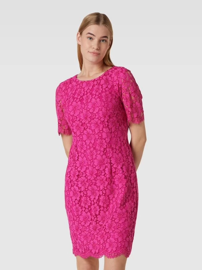 Montego Cocktailkleid Aus Spitze Mit Floralem Allover-Muster - Pink 6 Montego Cocktailkleid Aus Spitze Mit Floralem Allover-Muster - Pink – Bild 4