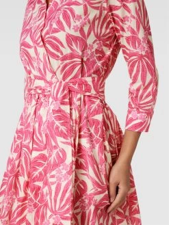 0039 Italy Knielanges Blusenkleid Mit Allover-Muster Modell 'Jule' - Pink -Damen Mode 9lajicq26h834dij8so4uc2b893l0hhp9ork8hica99jiihl9spkqc2fap4kciq28t6l0d246crj6d1nal3jic35corjcd366kp3ad1k75hj8e9lc9hj4d1mcgpm2cr464p3ic8