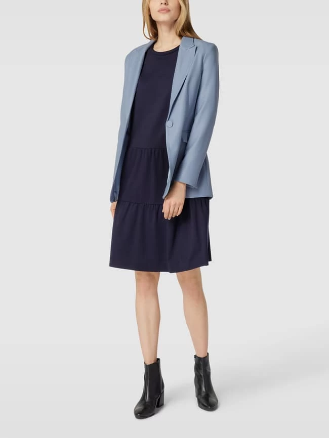 Marc Cain Minikleid Mit Nahtreißverschluss - Marineblau 3 Marc Cain Minikleid Mit Nahtreißverschluss - Marineblau