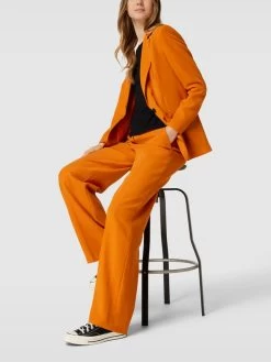 Jake*s Collection Blazer Mit Knopfverschluss - Orange