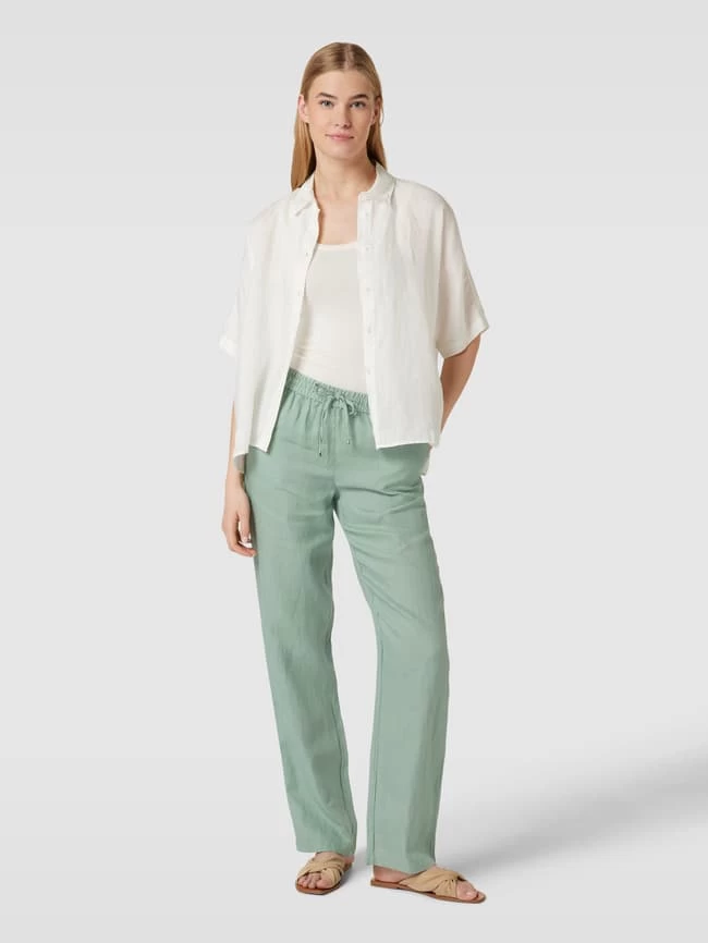 Christian Berg Woman Hose Aus Reinem Leinen Mit Tunnelzug - Schilf 3 Christian Berg Woman Hose Aus Reinem Leinen Mit Tunnelzug - Schilf