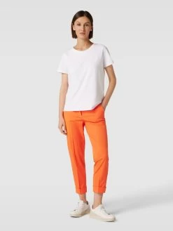 Raffaello Rossi Hose Mit Seitlichen Eingrifftaschen Modell 'DORA' - Orange