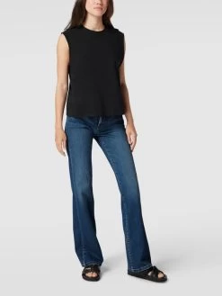 Cambio Flared Jeans Mit Stretch-Anteil Modell 'PARIS FLARED' - Blau