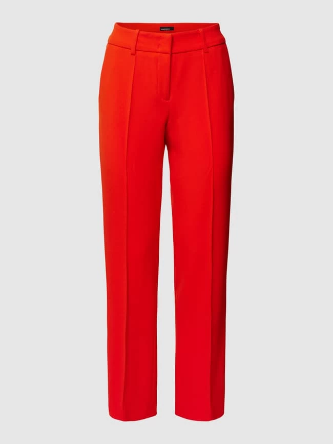 Cambio Hose Mit Paspelierungen Modell 'Farah' - Orange 4 Cambio Hose Mit Paspelierungen Modell 'Farah' - Orange – Bild 2