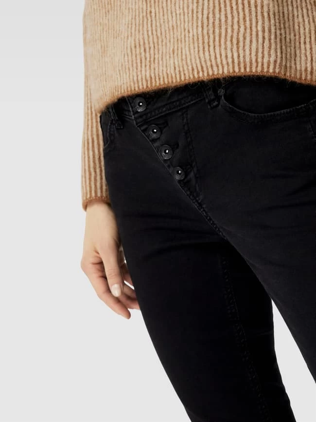 Buena Vista Hose Mit Knopfleiste Modell 'Malibu' - Schwarz 5 Buena Vista Hose Mit Knopfleiste Modell 'Malibu' - Schwarz – Bild 3