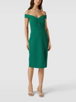 TROYDEN COLLECTION Cocktailkleid Mit Herzausschnitt - Smaragdgrün