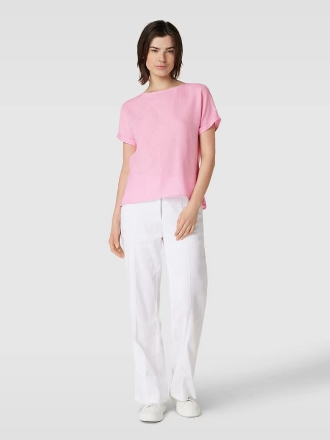 Christian Berg Woman Leinenbluse Mit U-Boot-Ausschnitt - Pink 3 Christian Berg Woman Leinenbluse Mit U-Boot-Ausschnitt - Pink