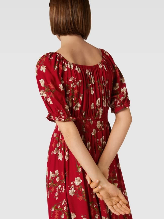 Apricot Maxikleid Aus Viskose Mit Quasten - Rot 5 Apricot Maxikleid Aus Viskose Mit Quasten - Rot – Bild 3