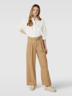 Christian Berg Woman Hemdbluse Mit Floralen Stickereien - Weiß