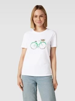 Jake*s Casual T-Shirt Mit Motiv-Print - Weiß -Damen Mode ah65agqg6os4idi5adakaciga934uj9ial6kul2mal3k6h228t4l0l9j60ql2ia6al33ieaj8d6jeli58h3j4o9mckpjie9m6opm2e9kc8o68e36c4rjidhn6dgj2cr66gp34c8