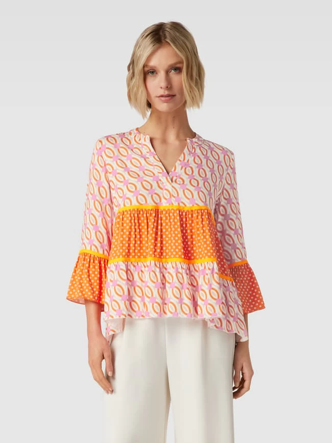 Emily Van Den Bergh Blusenshirt Mit Allover-Muster - Pink 6 Emily Van Den Bergh Blusenshirt Mit Allover-Muster - Pink – Bild 4