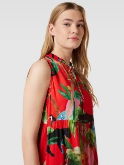 Marc Cain Blusenkleid Mit Allover-Muster - Rot -Damen Mode al1k8l9j89al0iii6tb4qkig75430e23a924mdhiagqjgl2b8973ahil9d3j8hagad64aia46kr38c9k9l3jior16lhjidj3ccp30chk60s34ohkccs30d9jchh32c34c8p6coo
